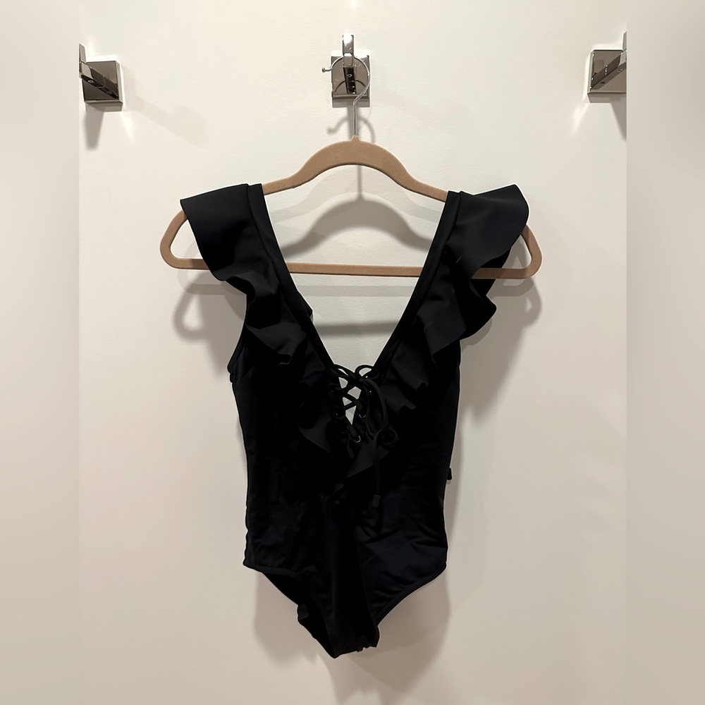 Zimmermann NWT black one piece bathing suit